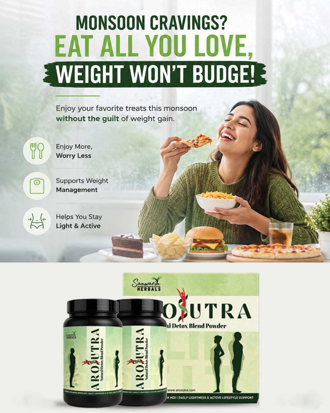 AROSUTRA Ayurvedic for Fat Loss Herbal Tea - Image 4